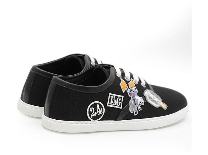 Hermès Hermes Inosneaker Canvas Sneaker 36.5 Schwarz - Ansicht 14