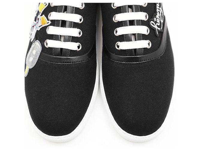 Hermès Hermes Inosneaker Canvas Sneaker 36.5 Schwarz - Ansicht 15