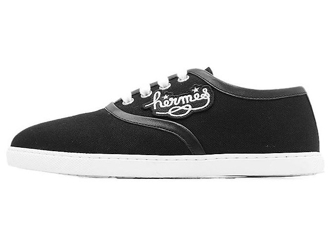 Hermès Hermes Inosneaker Canvas Sneaker 36.5 Schwarz - Ansicht 3