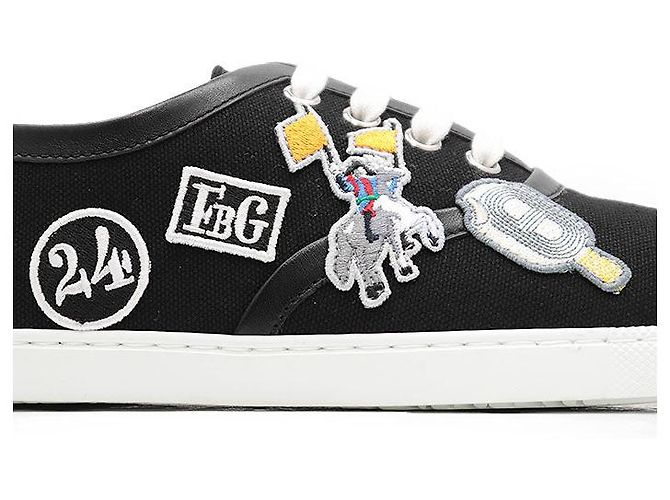 Hermès Hermes Inosneaker Canvas Sneaker 36.5 Schwarz - Ansicht 5