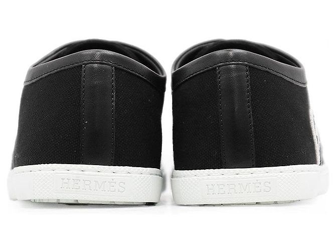 Hermès Hermes Inosneaker Canvas Sneaker 36.5 Schwarz - Ansicht 6