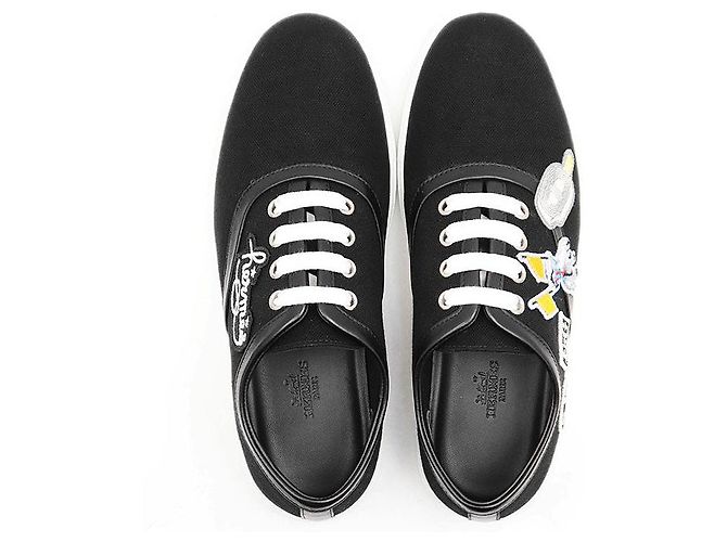 Hermès Hermes Inosneaker Canvas Sneaker 36.5 Schwarz - Ansicht 8