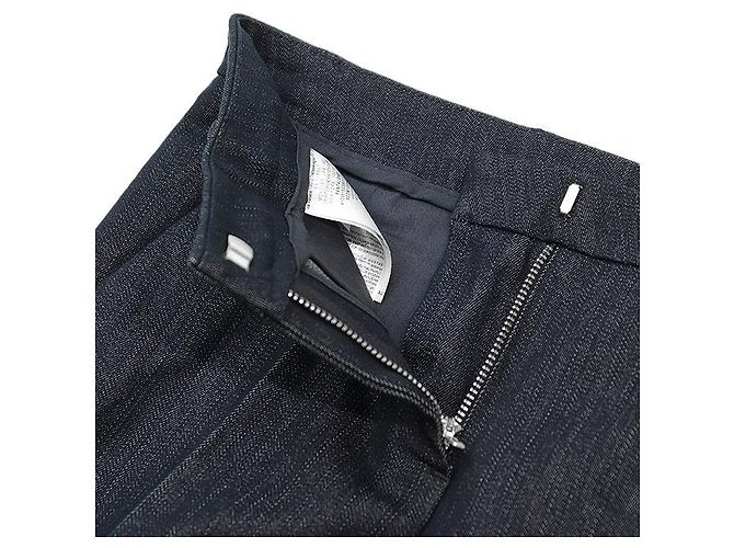 Pantalones de denim y algodón Moncler Azul - vista 3