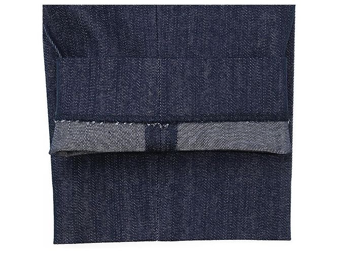 Pantalones de denim y algodón Moncler Azul - vista 6