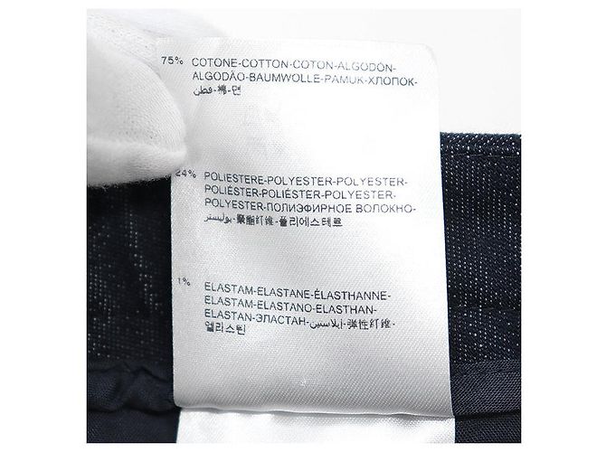 Pantalones de denim y algodón Moncler Azul - vista 9