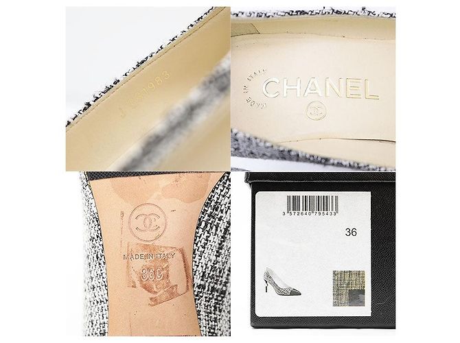 Chanel Tweed High Heel Pumps Mehrfarben - Ansicht 10