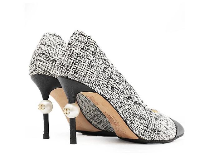 Chanel Tweed High Heel Pumps Mehrfarben - Ansicht 13