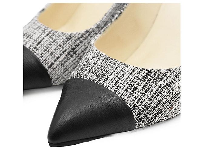 Chanel Tweed High Heel Pumps Mehrfarben - Ansicht 2