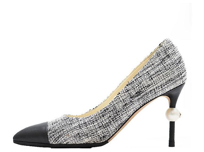 Chanel Tweed High Heel Pumps Mehrfarben - Ansicht 3