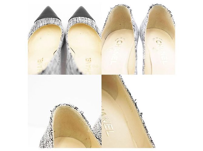 Chanel Tweed High Heel Pumps Mehrfarben - Ansicht 8