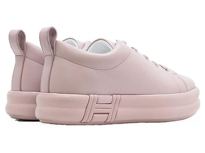 Hermès Hermes Happy Leder-Sneaker Lila - Ansicht 12