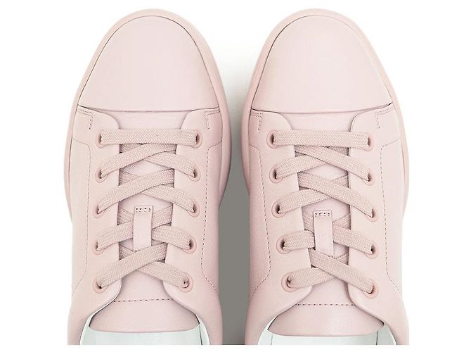 Hermès Hermes Happy Leder-Sneaker Lila - Ansicht 13