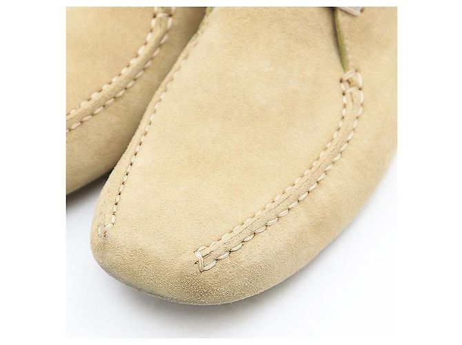 Mocassini da guida in scamosciato Louis Vuitton Beige - vista 2