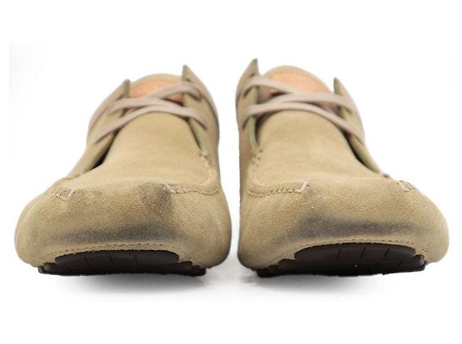 Mocassini da guida in scamosciato Louis Vuitton Beige - vista 5
