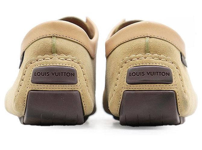 Mocassini da guida in scamosciato Louis Vuitton Beige - vista 6