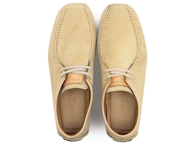 Mocassini da guida in scamosciato Louis Vuitton Beige - vista 7