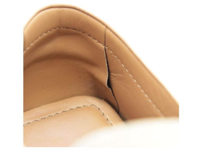 Mocassini da guida in scamosciato Louis Vuitton Beige - vista 8
