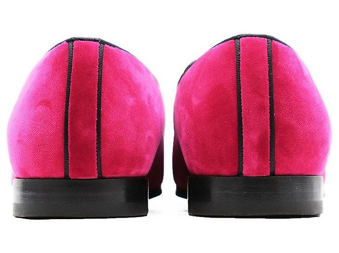 Mocassini in velluto Louis Vuitton Rosa - vista 6