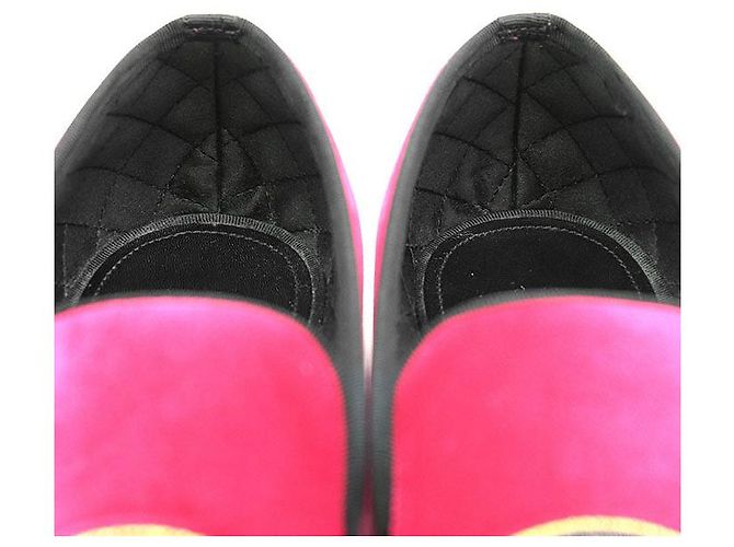 Mocassini in velluto Louis Vuitton Rosa - vista 7