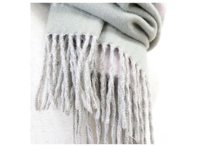 Sciarpa Reykjavik Monogram in cashmere Louis Vuitton Marrone Rosa Grigio Cachi - vista 3