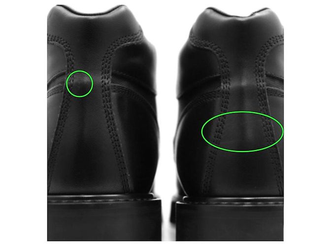 Botas de cuero Louis Vuitton Oberkampf Line Negro - vista 16