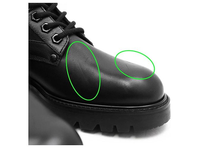 Botas de cuero Louis Vuitton Oberkampf Line Negro - vista 19