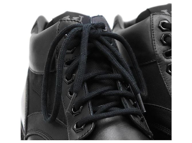 Botas de cuero Louis Vuitton Oberkampf Line Negro - vista 2