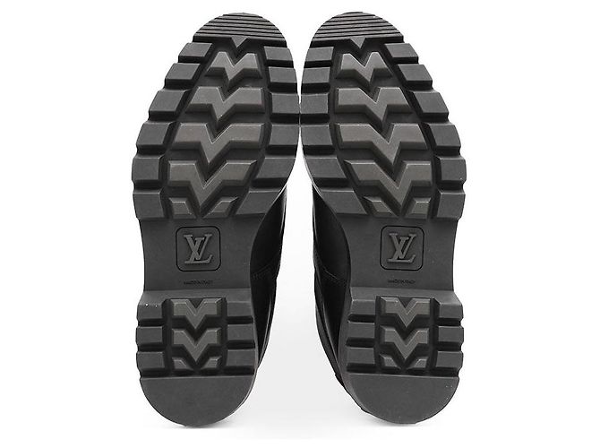 Botas de cuero Louis Vuitton Oberkampf Line Negro - vista 9