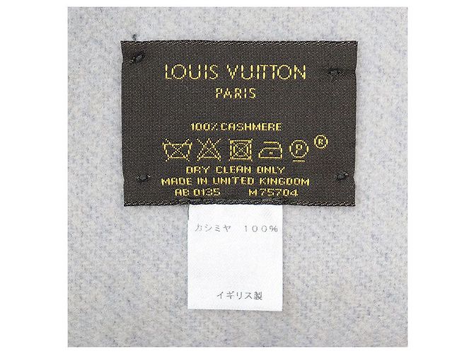 Sciarpa Reykjavik Louis Vuitton in cashmere Blu - vista 9