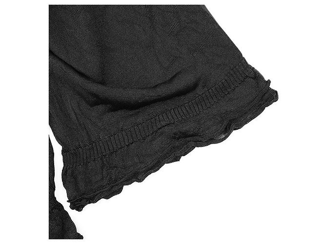 Top de punto 100% seda Chanel P74998 Negro - vista 14
