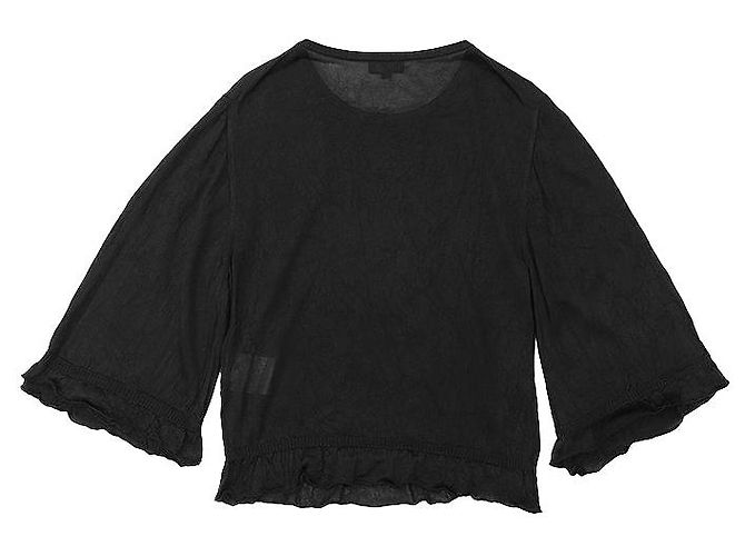 Top de punto 100% seda Chanel P74998 Negro - vista 15