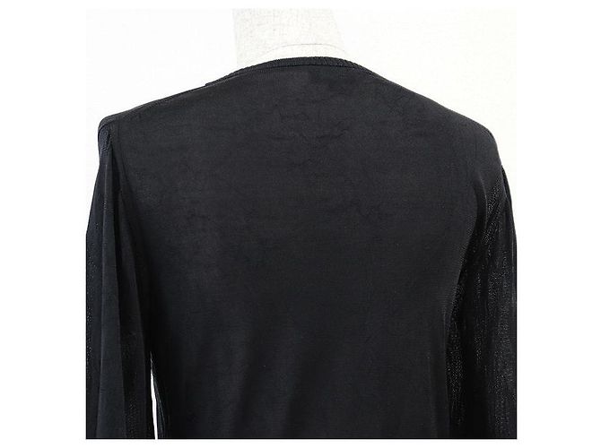 Top de punto 100% seda Chanel P74998 Negro - vista 16