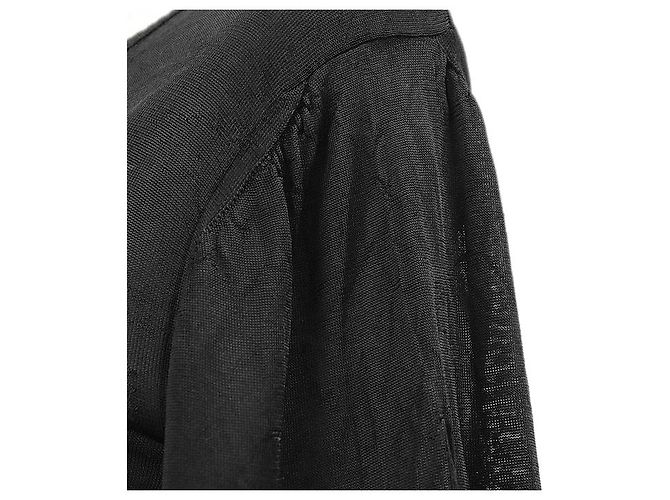 Top de punto 100% seda Chanel P74998 Negro - vista 5