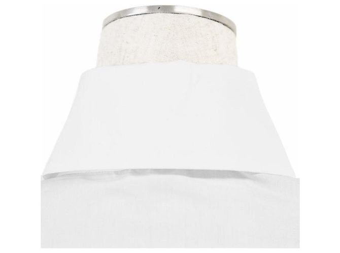 Camisa Chanel Broadshirt de algodón de manga larga Blanco - vista 14