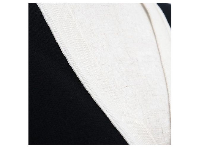 Cardigã de cashmere Chanel 08A P34305 Preto Cru - vista 4