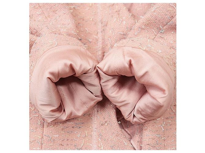 Conjunto de mezcla de lana Chanel 99A P14314 Castaño Rosa Beige - vista 12
