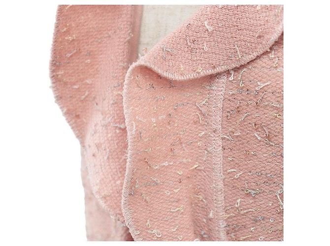 Conjunto de mezcla de lana Chanel 99A P14314 Castaño Rosa Beige - vista 15