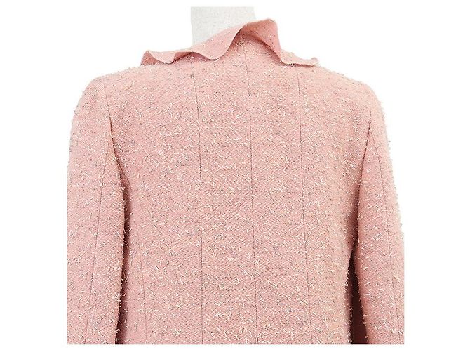 Conjunto de mezcla de lana Chanel 99A P14314 Castaño Rosa Beige - vista 18