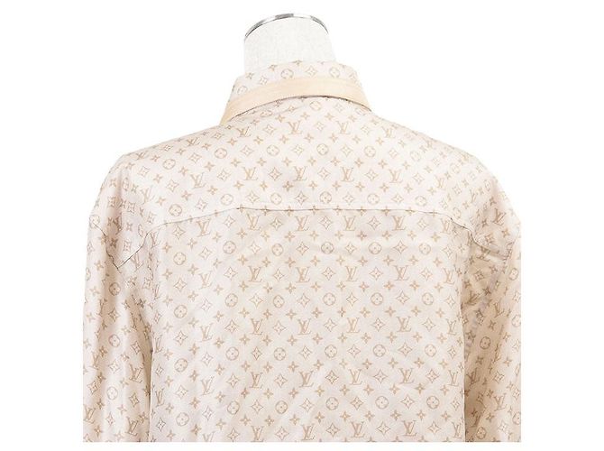 Camicia in seta Louis Vuitton Monogram D'oro - vista 16