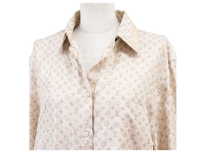 Camicia in seta Louis Vuitton Monogram D'oro - vista 2