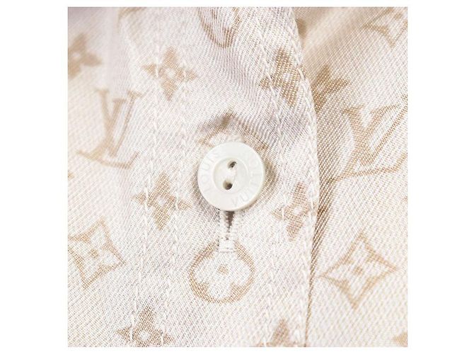 Camicia in seta Louis Vuitton Monogram D'oro - vista 4