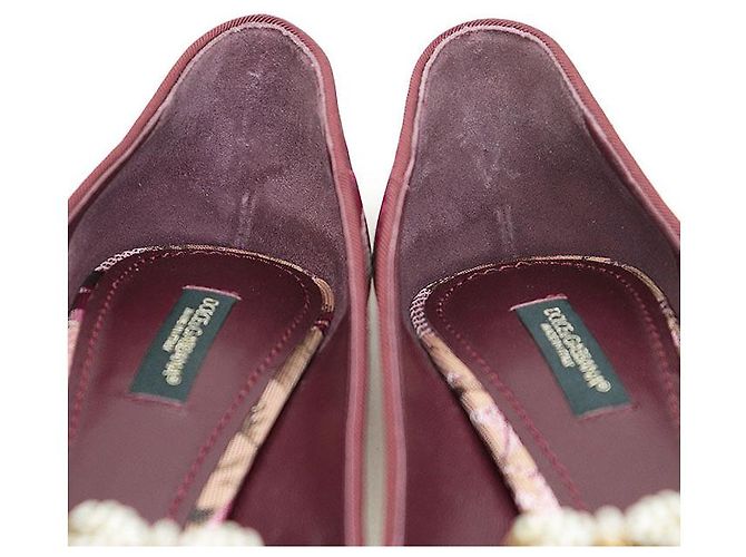 Dolce & Gabbana Dolce&Gabbana Jacquard Pumps Pink Golden Lila - Ansicht 5