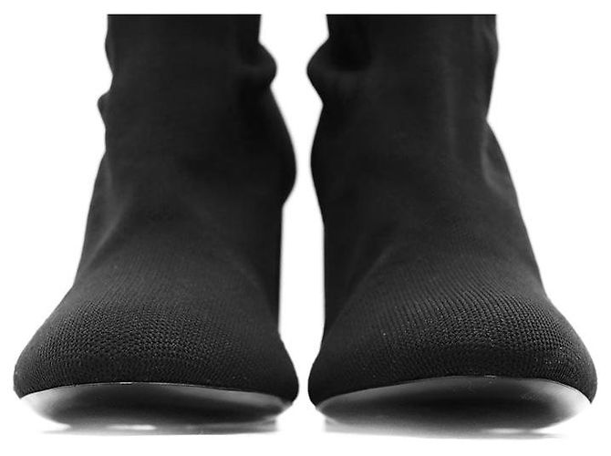 Louis Vuitton Silhouette Line Strickknöchelstiefel Schwarz - Ansicht 11
