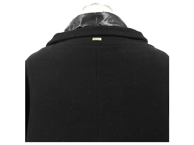 Autre Marque Abrigo de lana y plumón Herno Negro Azul marino - vista 14
