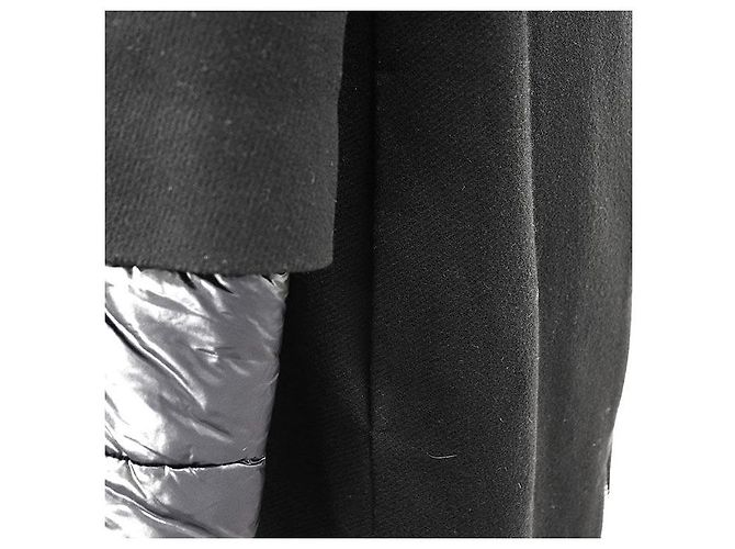 Autre Marque Abrigo de lana y plumón Herno Negro Azul marino - vista 15