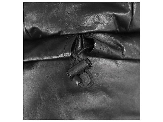 Chaqueta Down 2way de piel de becerro Balenciaga Negro - vista 17