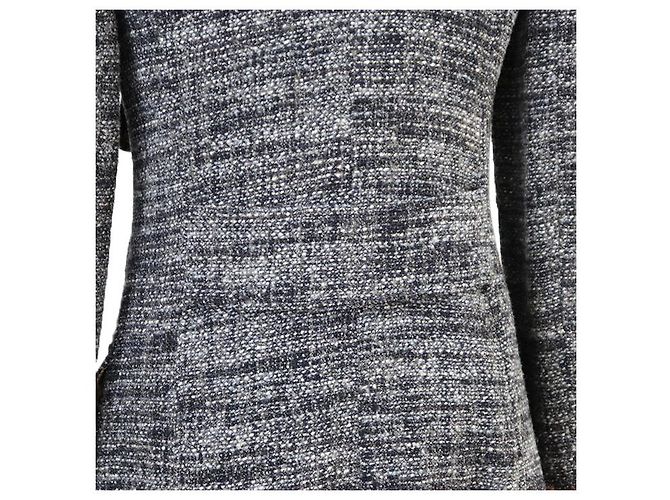 Dolce & Gabbana Abrigo largo de lana de alpaca Dolce&Gabbana Azul Azul marino - vista 19
