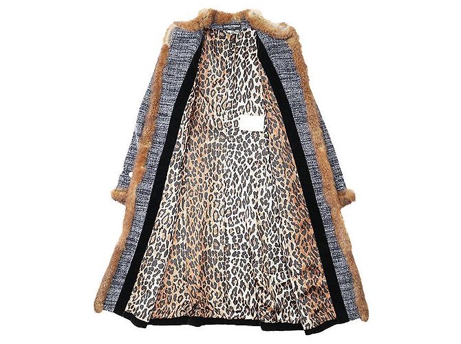 Dolce & Gabbana Abrigo largo de lana de alpaca Dolce&Gabbana Azul Azul marino - vista 9