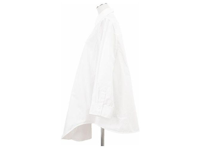 Loewe Besticktes Baumwoll-Hemdkleid Weiß - Ansicht 3