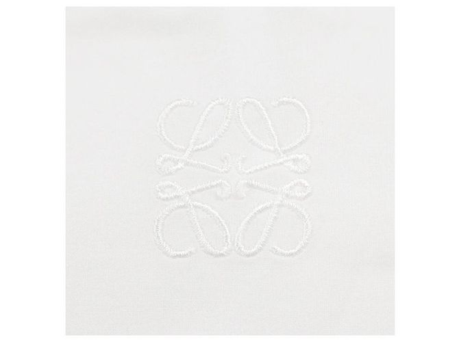 Loewe Besticktes Baumwoll-Hemdkleid Weiß - Ansicht 5
